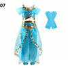 Čína Kostým princezny Jasmíny (Aladinova lampa) Varianta: 07 šaty s rukavicemi, Velikost: 130 (5-6 let)