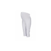 Be MaaMaa Těhotenské 3/4 kalhoty s elastickým pásem - bílé, vel. M, M (38)