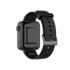 Nejlevnější náhradní řemínek šířka 18 mm WowME Sport Wowme Sport GPS černý s přezkou 1801 Barva náramku: černý styl Xiaomi Mi Watch, Zapínání náramku: tmavě šedá přezka