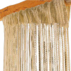 Šňůrková záclona Curtain 100x200 cm béžová (provázková záclona na okno nebo závěs na dveře)