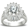 Stříbrný dámský prsten s Cubic Zirconia Stříbro 925 - Arianna (Dámský stříbrný prsten s CZ krystaly )