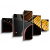 WEBLUX Obraz 5D pětidílný - 125 x 70 cm - Electric guitar, obraz pětidílný 5D, obraz 5D, pětidílný obraz, 5d obraz - DOPRAVA ZDARMA