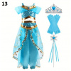 Čína Kostým princezny Jasmíny (Aladinova lampa) Varianta: 13 šaty, korunka, rukavice, hůlka, Velikost: 110 (3 roky)