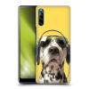 Zadní obal pro mobil Sony Xperia L4 - HEAD CASE - Srandovní zvířátka pejsek DJ Dalmatin (Plastový kryt, obal, pouzdro na mobil Sony Xperia L4 - Dalmatin a sluchátka)