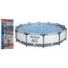 BESTWAY 56416 Bazén Steel Pro Max 366x76 cm + příslušenství