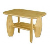 Drewmax ST114 - Konferenční stolek z masivní borovice 92x68x60cm - Dub