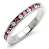 Stříbrný dámský prsten s Crystaly Stříbro 925 - Kenlie (Dámský stříbrný prsten s krystaly )