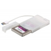 Box na disk I-TEC MySafe Easy ADVANCE bílý Box na disk, externí, pro 2,5" SATA HDD/SSD, USB 3.0, bílý MYSAFEU314