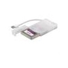 i-Tec MySafe Easy externí case pro 2,5" SATA I/II/III SSD, USB3.0, White - bez HDD | MYSAFEU314