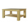 Drewmax ST117-100 - Konferenční stolek z masivní borovice 100x60x50cm - Ořech