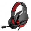 Marvo HG9022 sluchátka s mikrofonem, ovládání hlasitosti, černo-červená, LED, 7.1 zvuk (HG9022)