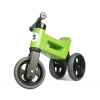 Teddies Funny Wheels Sport 2v1 zelené s gumovými koly