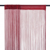 Petrashop Provázkové záclony, 2 ks, 100x250 cm, vínová Červená 132408