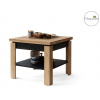 Casarredo LEO, konferenční stolek rozkládací 65-130x65cm, dub kraft zlatý / černá