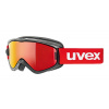 Dětské lyžařské brýle Uvex SPEEDY PRO TAKE OFF Černé, zorník červený zrcadlový...