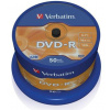 Verbatim DVD-R 4,7GB 16x, 50ks - média, AZO, spindle 43548; 43548