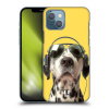 Zadní obal pro mobil Apple Iphone 13 - HEAD CASE - Srandovní zvířátka pejsek DJ Dalmatin (Plastový kryt, obal, pouzdro na mobil Apple Iphone 13 - Dalmatin a sluchátka)