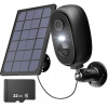 COOAU 2K solární sledovací kamera Venkovní baterie s 32G SD kartou, Wifi IP kamera, barevné noční vidění, PIR detekce pohybu, zvukový a světelný alarm, 2cestný zvuk, 4dBi 2,4Ghz WiFi kamera, IP65