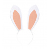 Čelenka králičí uši - bílé