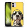 Zadní obal pro mobil Apple Iphone 11 - HEAD CASE - Srandovní zvířátka pejsek DJ Dalmatin (Plastový kryt, obal, pouzdro na mobil Apple Iphone 11 - Dalmatin a sluchátka)