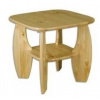 Drewmax ST115 - Konferenční stolek z masivní borovice 65x65x60cm - Olše