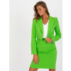 ITALY MODA Světle zelené krátké elegantní sako -dhj-zt-a6113.13-light green velikost: m