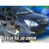 Ofuky bočních skel - plexi ofuky Protiprůvanové plexi ofuky (deflektory) Lexus RX 4D 05R (+zadní)