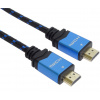 PremiumCord Ultra HDTV 4K@60Hz kabel HDMI 2.0b kovové+zlacené konektory 2m bavlněný plášť kphdm2m2