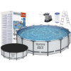 Zahradní bazén Bestway 5612Z Steel Pro MAX 4.88m x 1.22m Pool Set s kartušovou filtrací