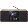 Telestar DIRA S 24i internetové stolní rádio internetové, DAB+, FM AUX, Bluetooth, DLNA, USB, Wi-Fi, internetové rádio funkce nahrávání, s DLNA, vč. dálkového ovládání, funkce alarmu dřevo (tmavé)