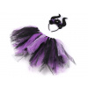 Stoklasa Karnevalový kostým - královna černé magie Balení: 1 sada, Varianta: fialová černá