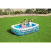 zahrada-XL Bestway Nafukovací dětský bazén modrý 229 x 152 x 56 cm