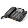 Telefon šňůrový Gigaset DL380, černý