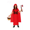 Fiestas Guirca Dámský kostým tajemná Červená karkulka - věk 5 - 6 roků - 110 - 115 cm
