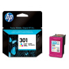HP barevný (color) inkoust, No.301, CH562E, pro barevnou inkoustovou tiskárnu / kopírku HP DeskJet 1050/2050/2050s