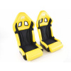 Sportovní sedačky FK Automotive Race 1 yellow