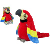 LEANToys Interaktivní mluvící papoušek - červený
