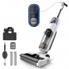 Červenákey W12 Wet-Dry Vacuum Cleaner, 40 minut, bateriový vysavač, ruční vysavač, mokro-suchý vysavač 3 v 1, LED displej, dvojitá nádrž na vodu