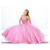 luxusní princeznovské plesové šaty na maturitní ples růžové Filia XS-S