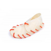 JK Animals Bílá bota z kůže střední, přírodní pamlsek 12 cm