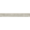 Quenos Light Grey Skirting - dlaždice sokl rektifikovaný 7,2x59,8 šedá matná OD661-072