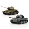 TORRO World of Tanks: 1/30 RC Tiger I + T-34/85 modely tanků v měřítku 1/30 s IR - TOR15101-CA - expresní doprava