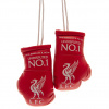 Boxerské rukavice Liverpool FC, červené, přívěsek, znak LFC