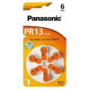 Baterie do naslouchadel Panasonic PR13, blistr 6ks (PR-13(48)/6LB)
