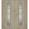 DOORNITE Interiérové dveře MASONITE 160 cm AXIS sklo dvoukřídlé laminované