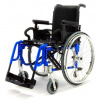 Invalidní vozík odlehčený BASIC LIGHT PLUS BLUE—Šířka sedu 39cm