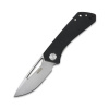 KUBEY Thalia Front Flipper EDC Pocket Folding Knife Black G10 Handle KU331A