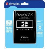 Verbatim Hard Drive Store "n" Go USB 3.0 Portable 2,5" 2 TB, External, černá barva (53177)