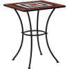 vidaXL Mosaic Bistro Table Terracotta and Bílá 60 cm Ceramic