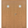 DOORNITE Dveře MASONITE interiérové 180 cm QUADRA 1 dvoukřídlé laminované